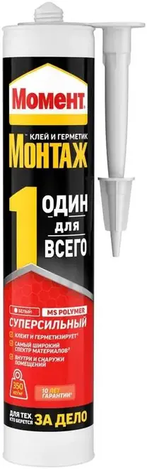 Момент Монтаж Один для Всего Суперсильный клей-герметик (290 мл)