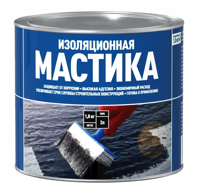 Старт мастика битумная изоляционная (2 л)