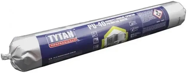 Титан Professional PU 40 герметик полиуретановый (600 мл) серый