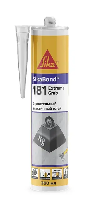 Sika Sikabond-181 Exrteme Grab клей эластичный строительный (290 мл)