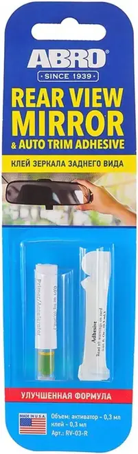 Abro Rear View Mirror & Auto Trim Adhesive клей зеркала заднего вида (1.2 мл)