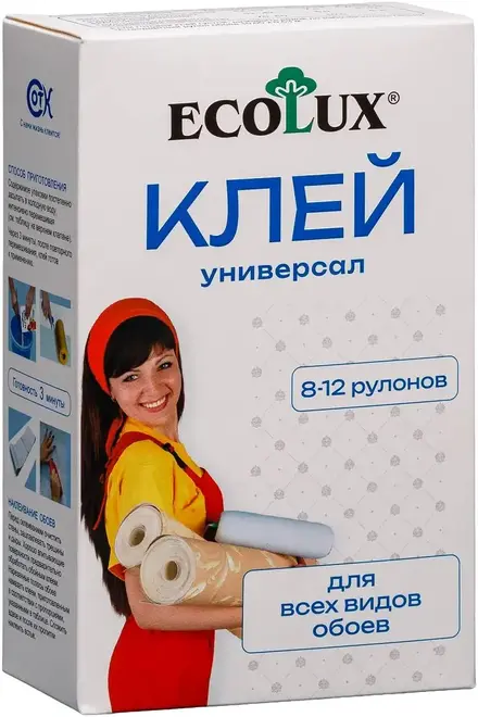 Ecolux Универсал клей для всех видов обоев (250 г)
