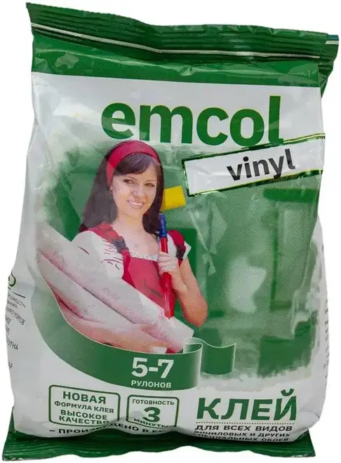 Emcol Vinyl клей для всех видов виниловых и других специальных обоев (200 г)