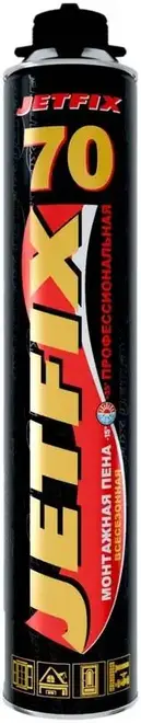 Jetfix 70 пена монтажная профессиональная всесезонная (850 мл)