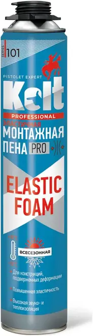 Kolt Professional Elastic Foam пена монтажная всесезонная (900 г)