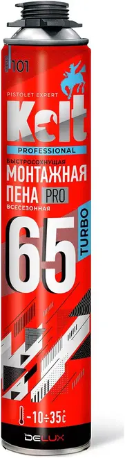 Kolt Professional 65 Turbo пена монтажная профессиональная всесезонная (959 г)