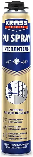 Krass Special PU Spray утеплитель напыляемый (800 мл)