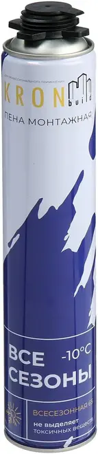 Kronbuild Ultra 65 пена монтажная профессиональная всесезонная (850 мл)