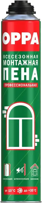 Oppa пена монтажная профессиональная всесезонная (750 мл Россия)