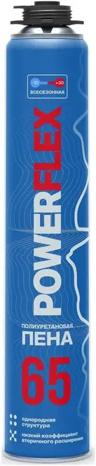 Powerflex 65 пена монтажная пистолетная всесезонная (1 л)