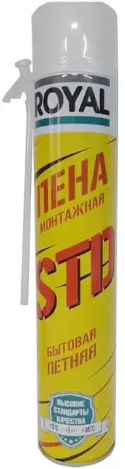 Royal STD пена монтажная бытовая летняя (750 мл)