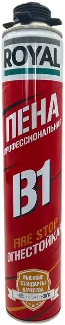 Royal B1 Fire Stop пена профессиональная огнестойкая (750 мл)