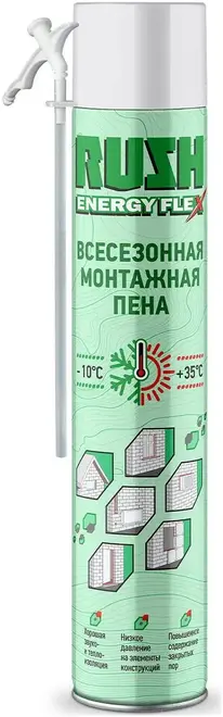 Rush Energy Flex пена монтажная всесезонная (1000 мл)