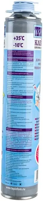 Teplofom Fix клей-пена профессиональный полиуретановый (750 мл)