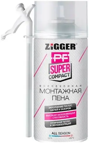 Zigger PF Super Compact пена монтажная бытовая всесезонная (230 мл)