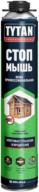 Титан Professional Стоп Мышь пена монтажная профессиональная (750 мл)