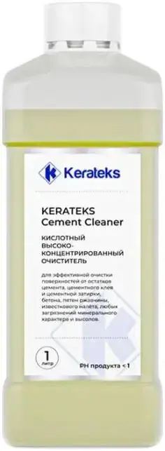 Kerateks Cement Cleaner очиститель кислотный высококонцентрированный (1 л)