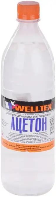 Welltex ацетон (500 мл (стекло)