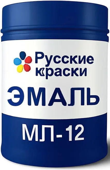 Русские Краски МЛ-12 эмаль (45 кг) голубая