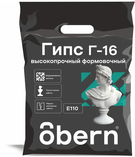 Obern Г-16 гипс высокопрочный формовочный (5 кг)