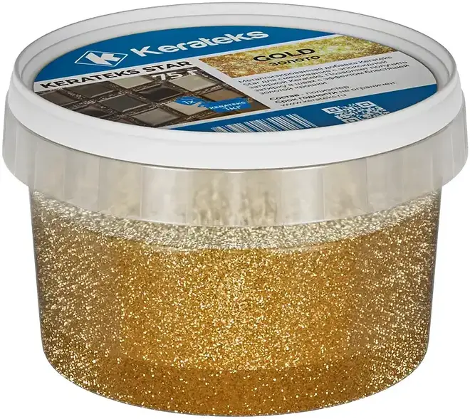 Kerateks Star добавка цветная металлизированная (75 г) золото