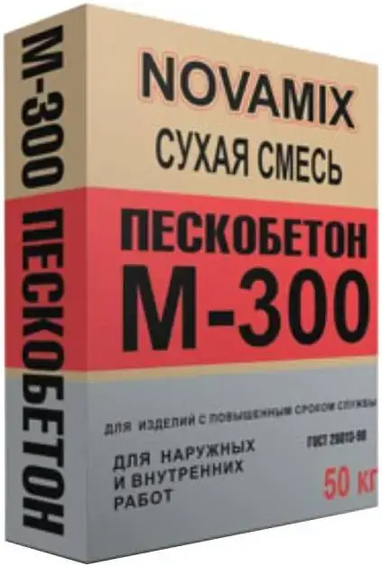 Novamix М-300 пескобетон (50 кг)