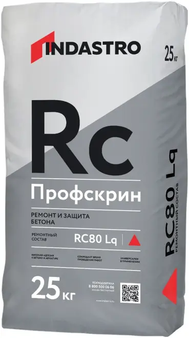 Индастро Профскрин RC80 LQ состав ремонтный наливного типа (25 кг)