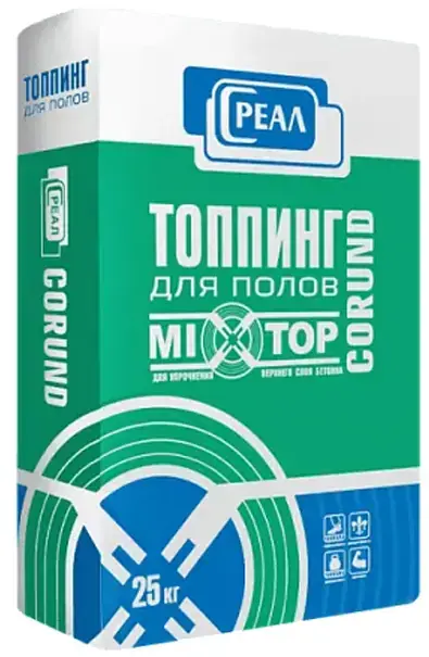 Реал Mixtop Corund топпинг для полов - упрочнитель бетона (25 кг)
