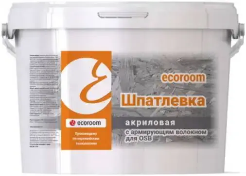 Ecoroom шпатлевка акриловая с армирующими волокнами для osb (7 кг)