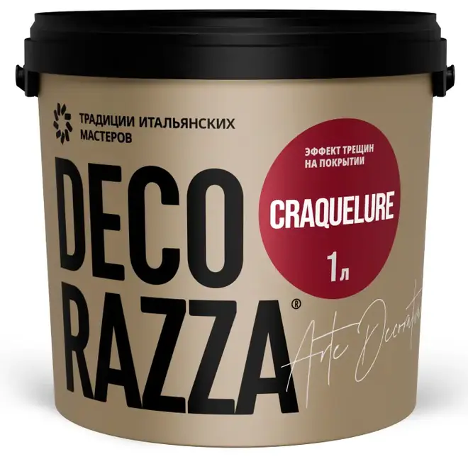Decorazza Craquelur материал декоративный с эффектом трещин на покрытии (1 л)