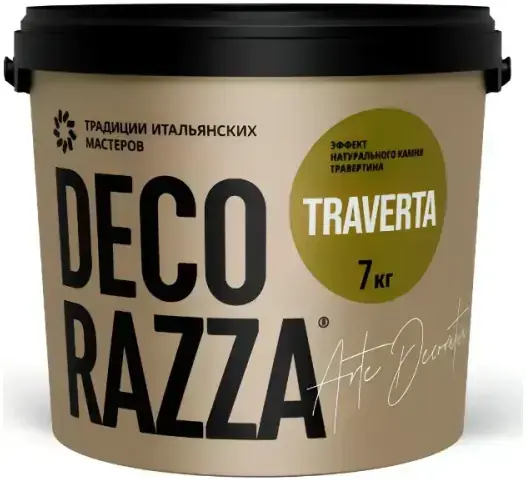 Decorazza Traverta покрытие с эффектом натурального камня травертина (7 кг)