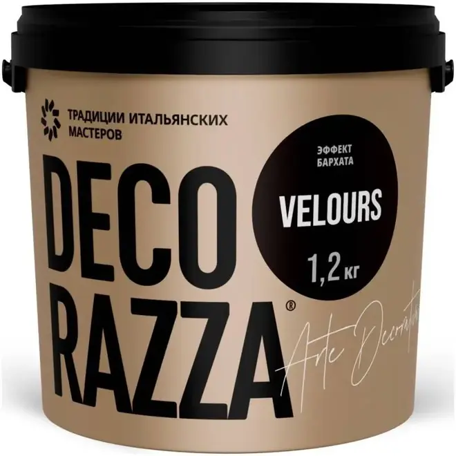 Decorazza Velours покрытие декоративное с эффектом бархата (1.2 кг)
