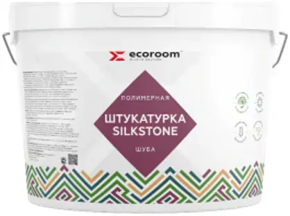 Ecoroom Silkstone Шуба штукатурка декоративная полимерная (18 кг)