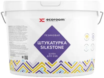 Ecoroom Silkstone Шуба штукатурка резиновая для osb (16 кг)