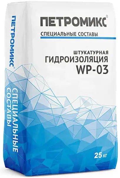 Петромикс WP-03 гидроизоляция штукатурная (25 кг)