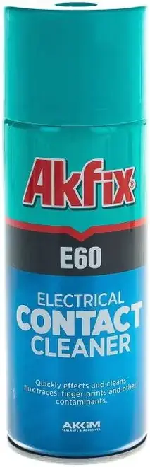 Akfix E60 очиститель электрических контактов (400 мл)