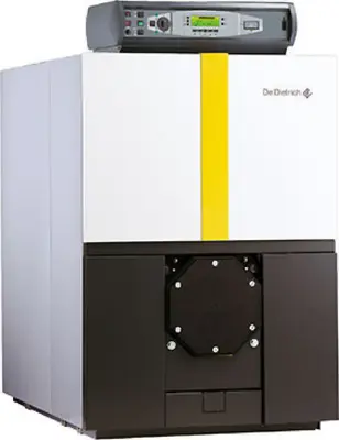 De Dietrich GT 430 напольный газовый жидкотопливный котел 14 (667-729 кВт 1605*2785 мм) классический газовый 624 л т/обменник отд.секциями + ПУ S3 (ст