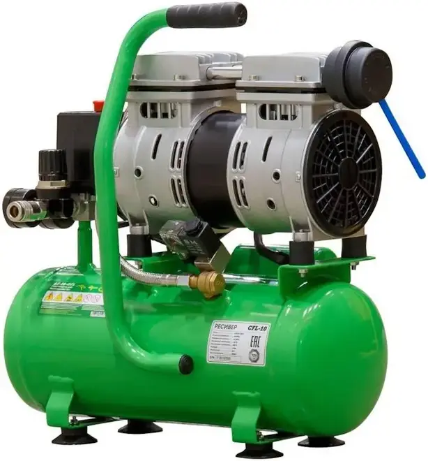 Eco AE-10-OF1 компрессор безмасляный (700 Вт бар8 атм) №265926