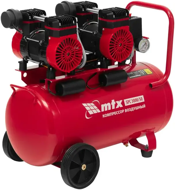MTX SPC 3000/50 компрессор безмасляный малошумный (3000 Вт) №226973