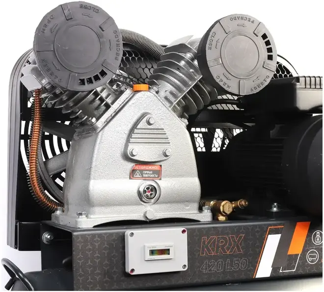 Патриот KRX 420 L50 компрессор поршневой ременной масляный (2200 Вт бар10 бар) №226973