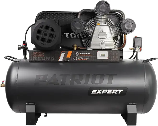 Патриот KRX 950 L270 D компрессор поршневой ременной масляный (5500 Вт бар10 бар) №226973