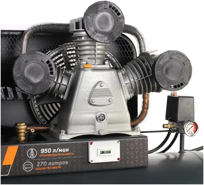 Патриот KRX 950 L270 D компрессор поршневой ременной масляный (5500 Вт бар10 бар) №226973