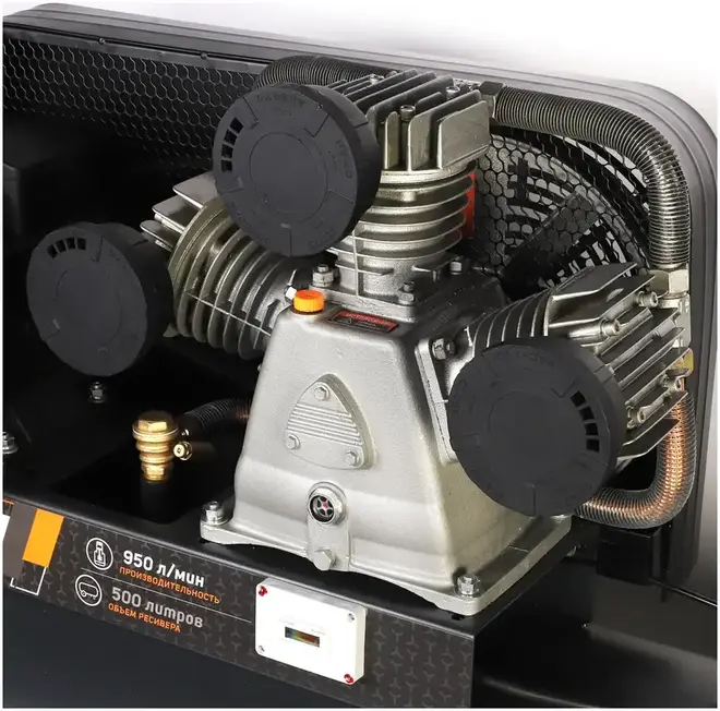 Патриот KRX 950 L500 D компрессор поршневой ременной масляный (5500 Вт бар10 бар) №226973
