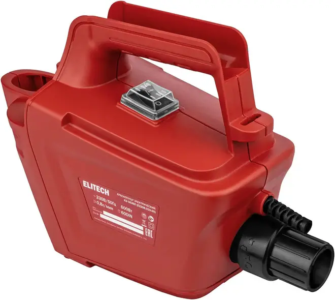 Elitech КЭ 0626П (E2208.019.00) краскопульт электрический (600 Вт)