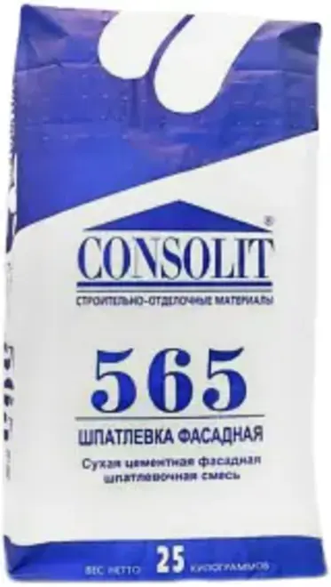 Консолит 565 шпатлевка фасадная (25 кг)