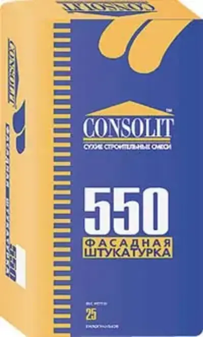 Консолит 550 штукатурка фасадная (25 кг)