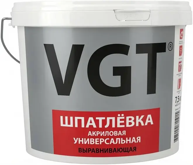 ВГТ шпатлевка акриловая универсальная (7.5 кг)
