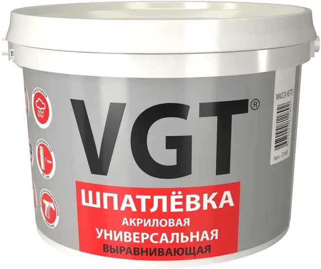 ВГТ шпатлевка акриловая универсальная (3.6 кг)