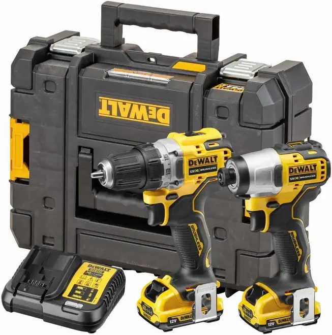 Dewalt DCK2110L2T набор аккумуляторный дрель-шуруповерт + шуруповерт (2 х 3 А*ч) DCK2110L2T-QW