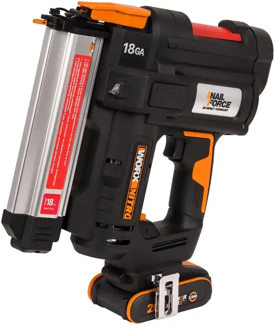Worx WX842 пистолет гвоздезабивной аккумуляторный (2 А*ч) WX842
